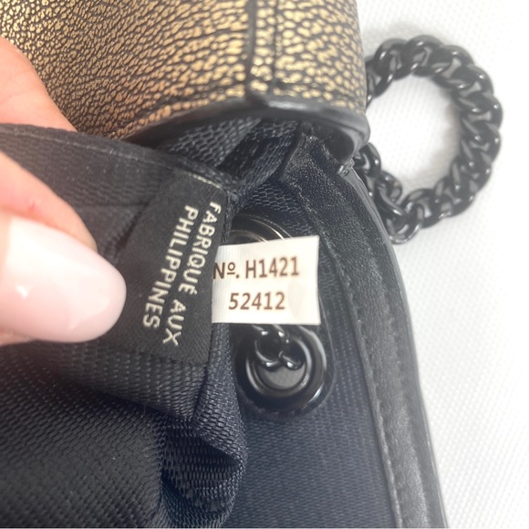 COACH Mini Chain Convertible Crossbody gold metallic - Picture 10 of 12